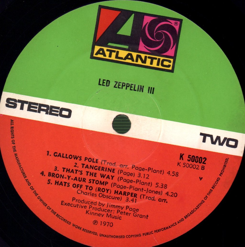 Led Zeppelin - 3 - Lp