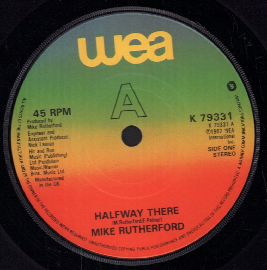 Mike Rutherford - Halfway There - 7 Inch