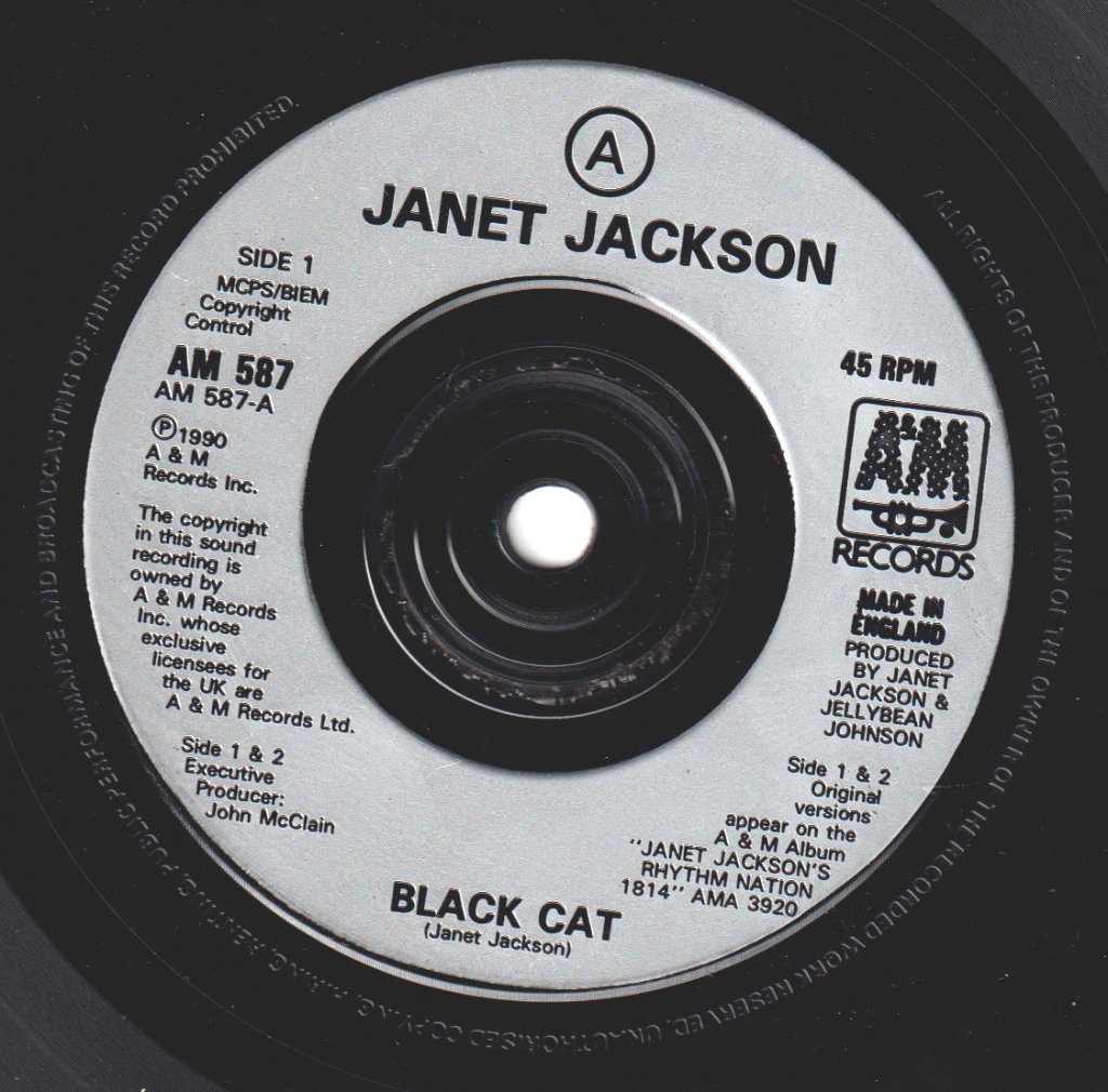 Janet Jackson - Black Cat - 7 Inch