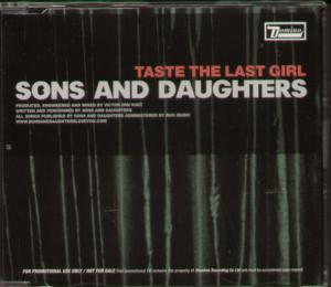 Sons And Daughters - Taste The Last Girl - Cd
