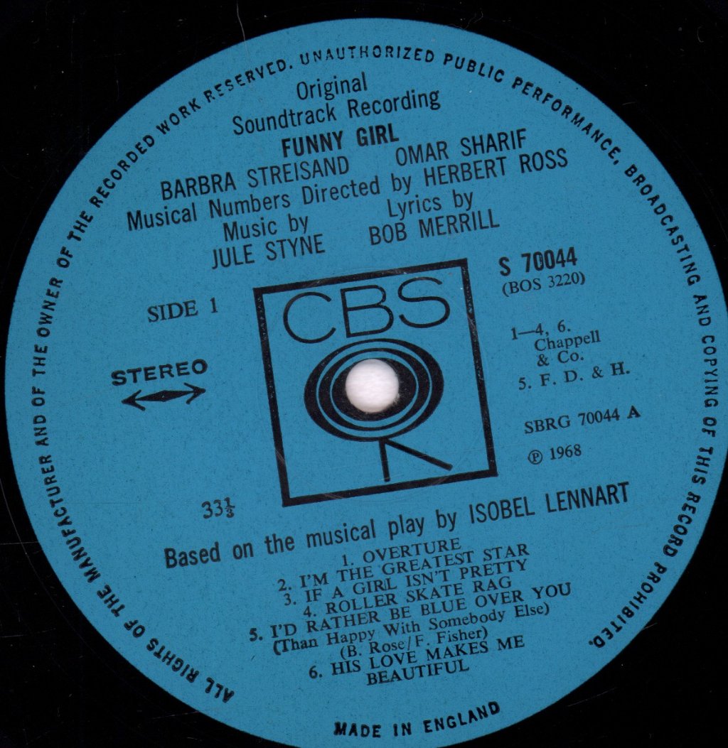 Funny Girl - Original Soundtrack - Lp
