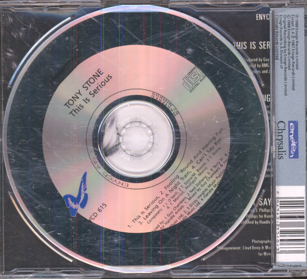Tony Stone - This Is Serious - Cd