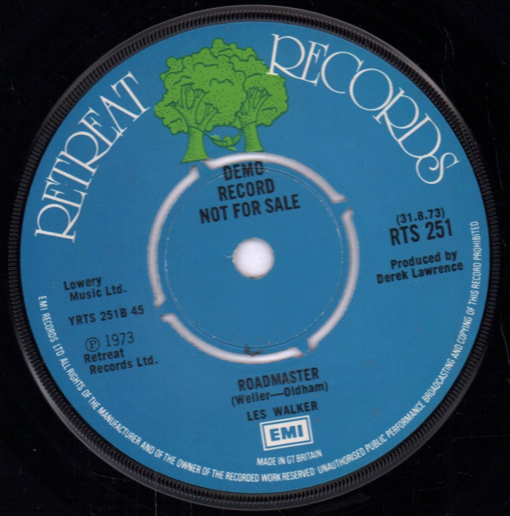 Les Walker - Whatever Mood You're In / Roadmaster - 7 Inch