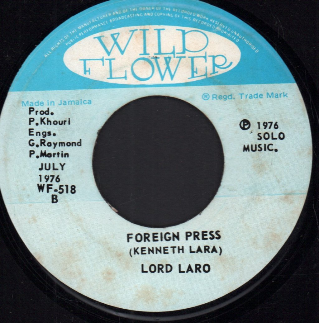 Lord Laro - Budget Debate - 7 Inch