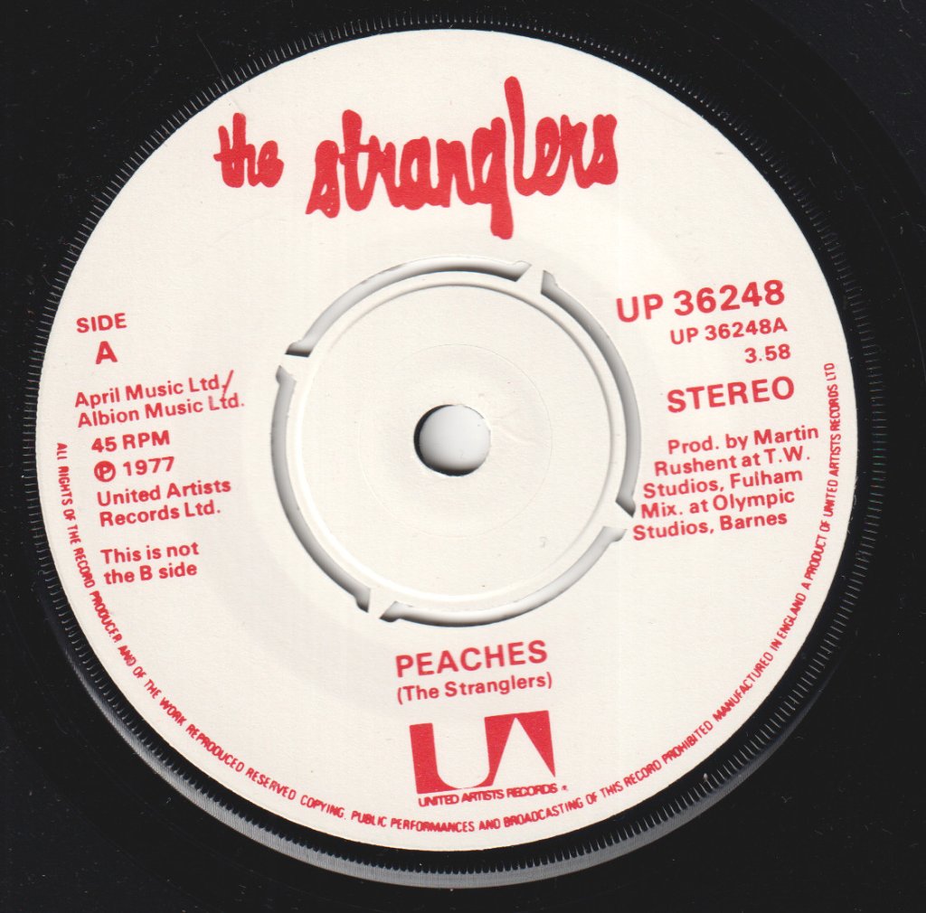 Stranglers - Peaches - 7 Inch
