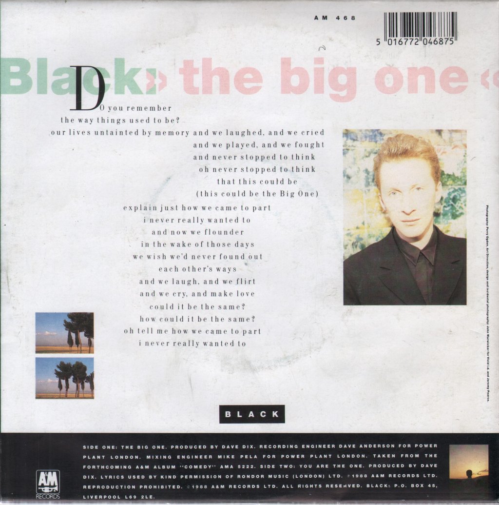 Black - Big One - 7 Inch