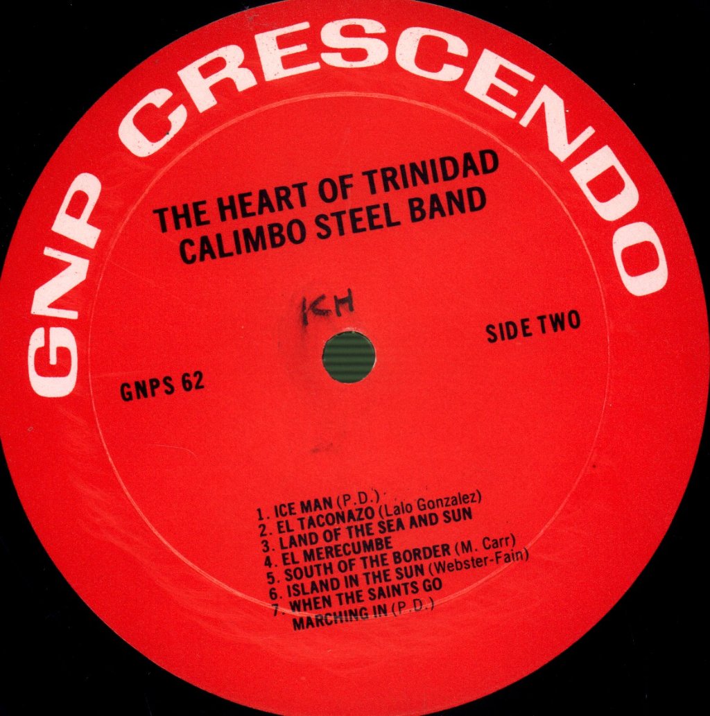 Calimbo Steel Band - Heart Of Trinidad - Lp