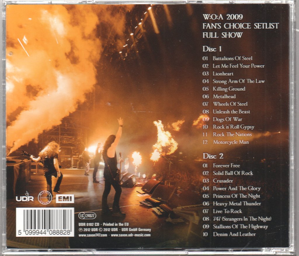 Saxon - Heavy Metal Thunder - Live, Eagles Over Wacken - Double Cd