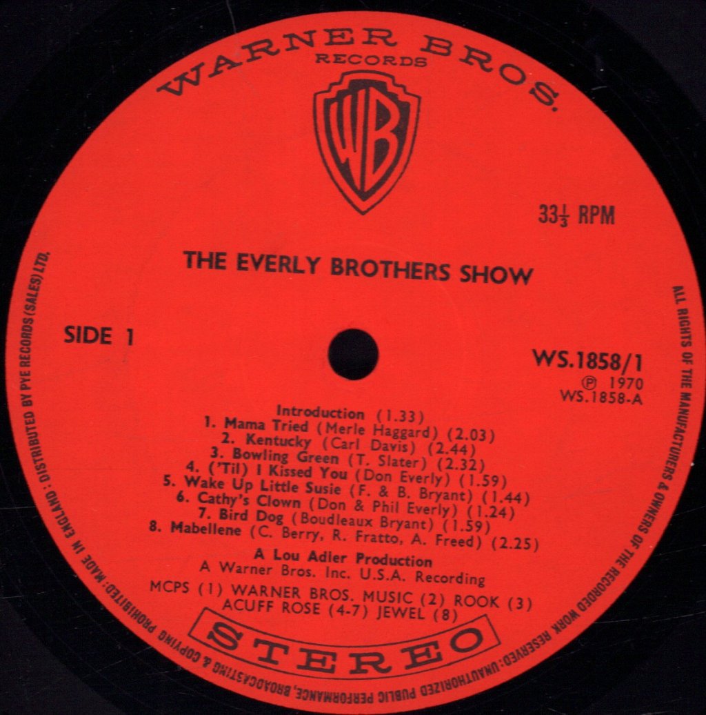 Everly Brothers - Everly Brothers Show - Double Lp