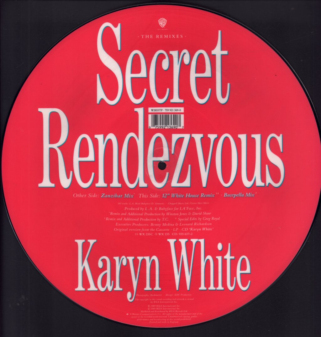 Karyn White - Secret Rendezvous - 12 Inch
