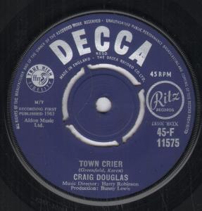 Craig Douglas - Town Crier - 7 Inch
