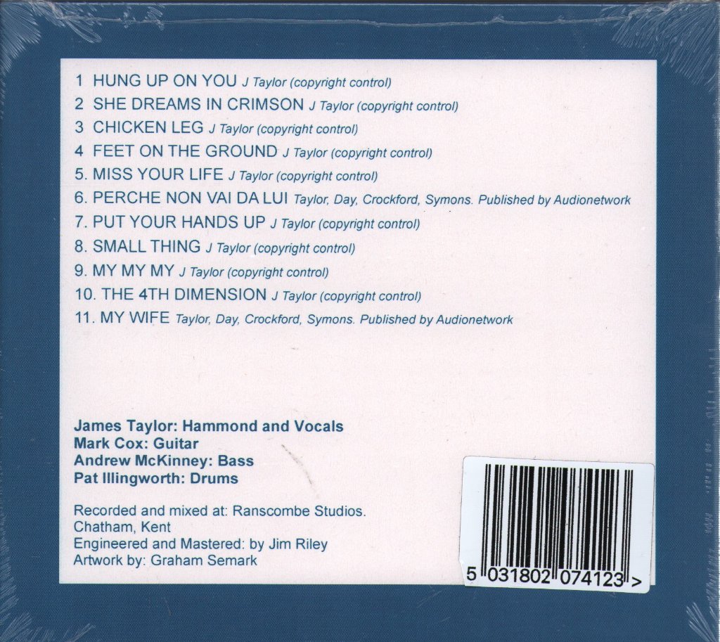 James Taylor Quartet - Hung Up On You - Cd