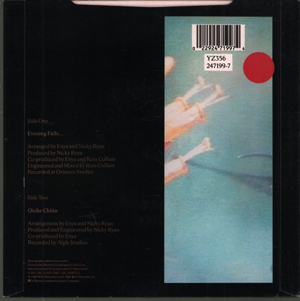 Enya - Evening Falls - 7 Inch