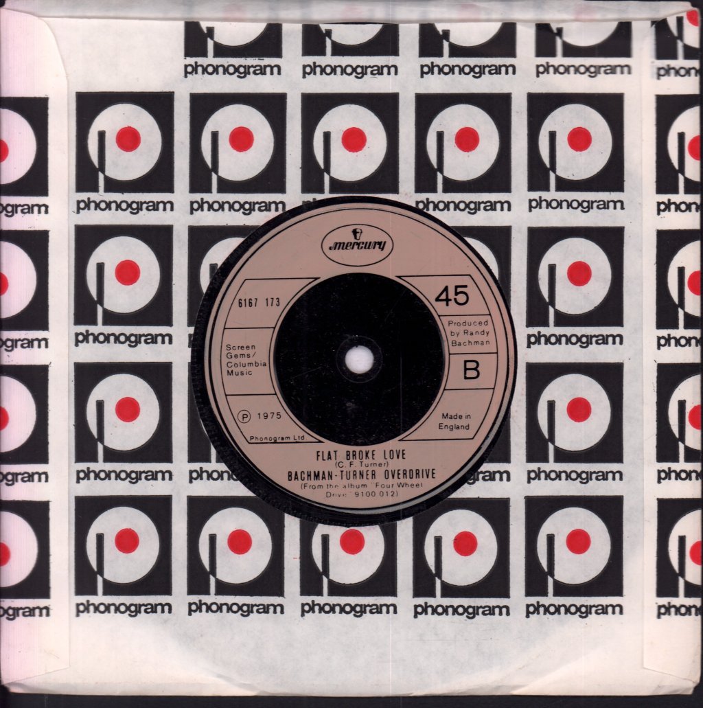 Bachman Turner Overdrive - Hey You - 7 Inch