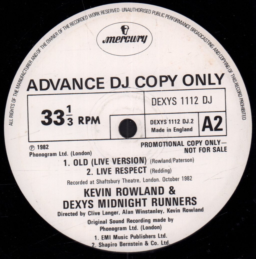 Dexys Midnight Runners - Let's Get This Straight From The Start - 12 Inch