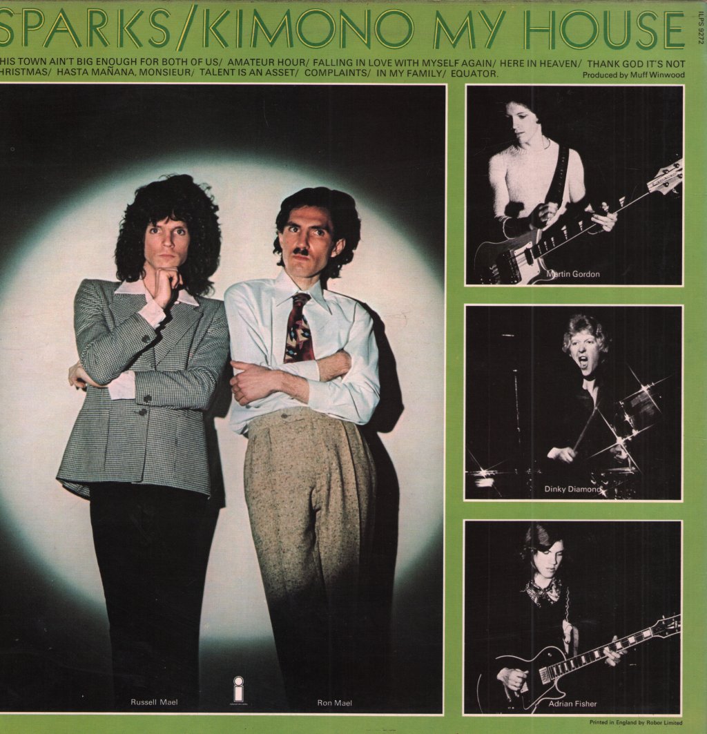 Sparks - Kimono My House - Lp