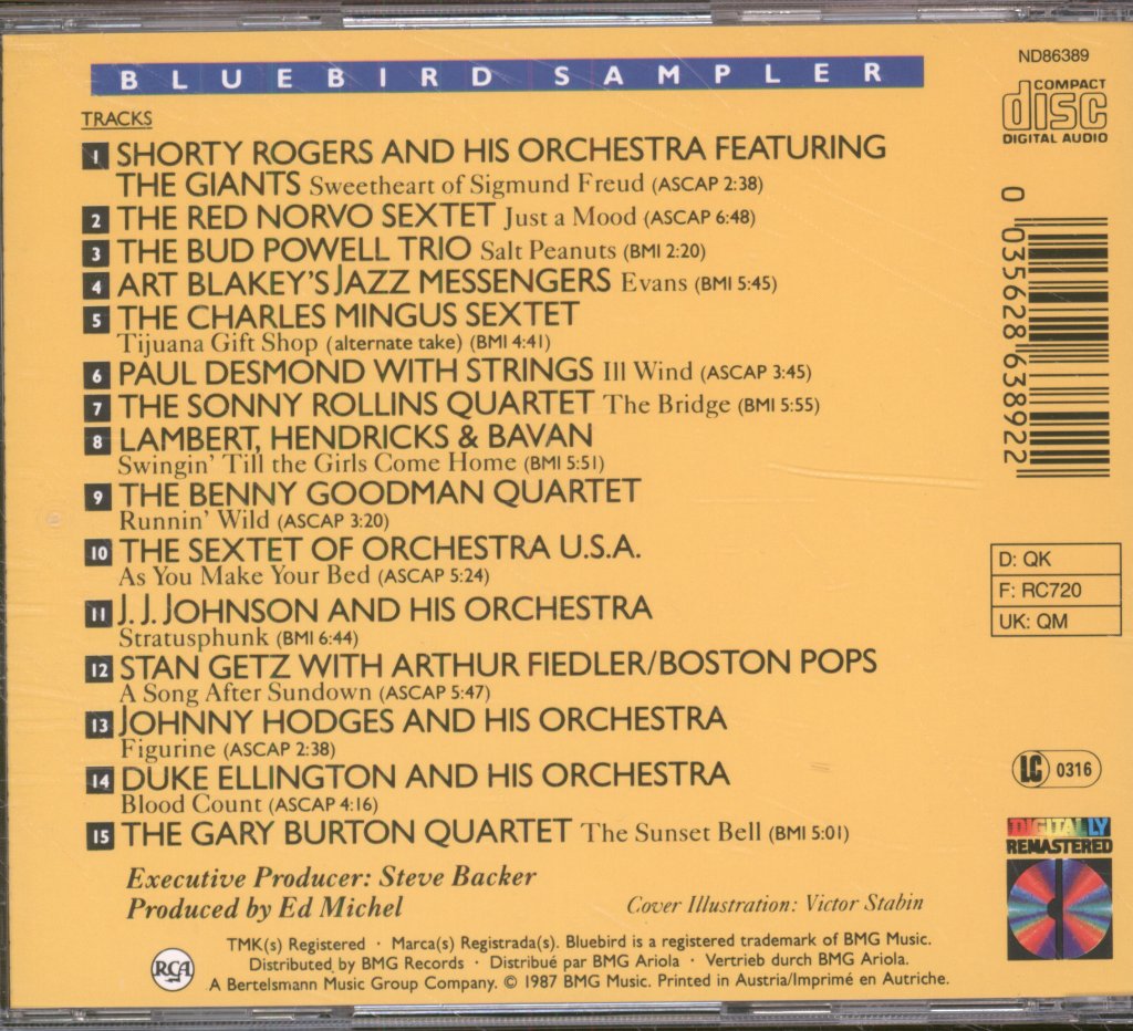 Various Artists - Bluebird The Sampler - Cd