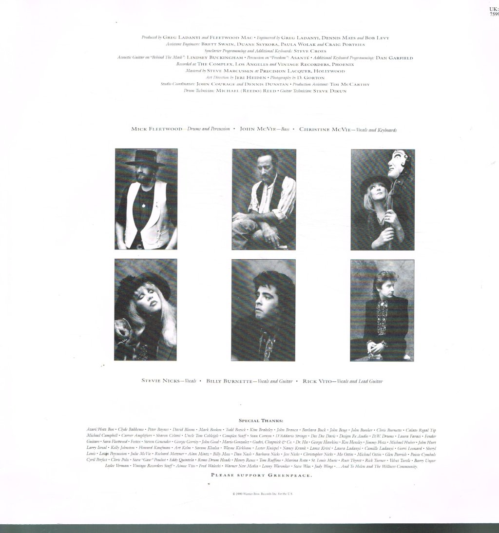 Fleetwood Mac - Behind The Mask - Lp