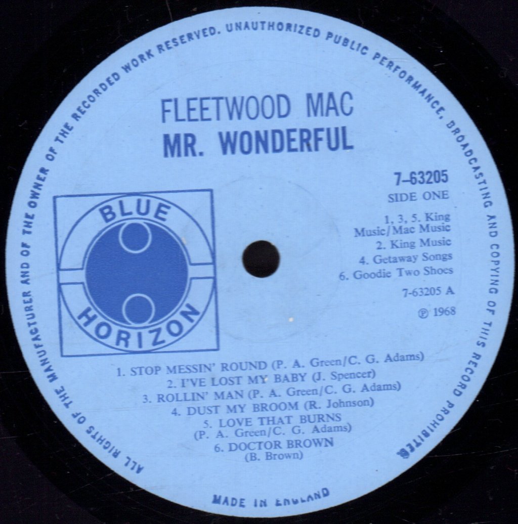Fleetwood Mac - Mr Wonderful - Lp
