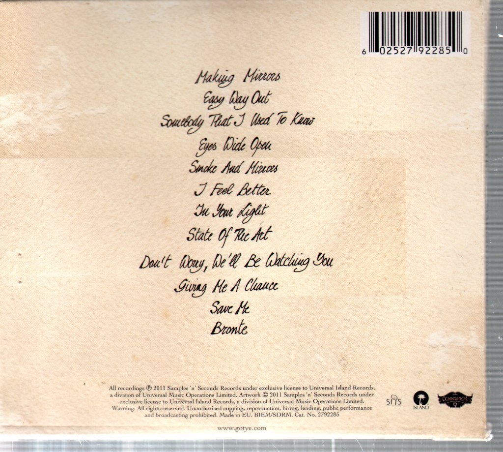 Gotye - Making Mirrors - Cd