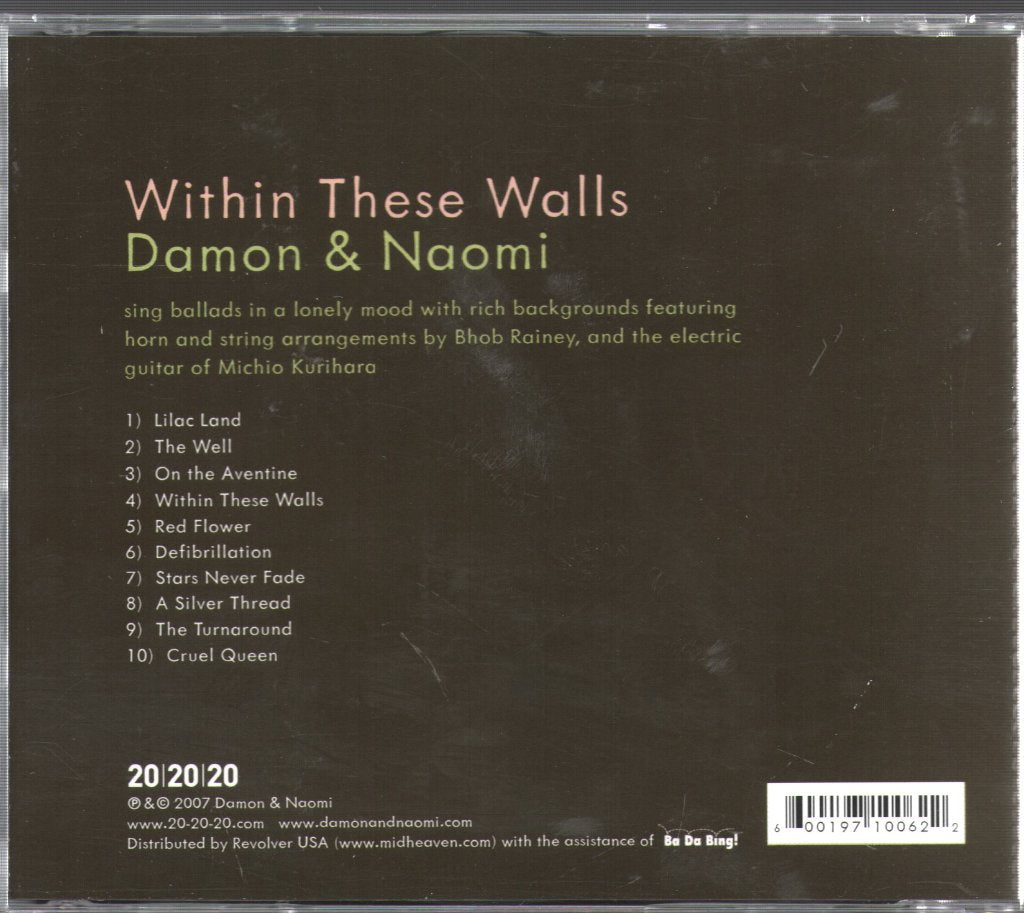 Damon & Naomi - Within These Walls - Cd