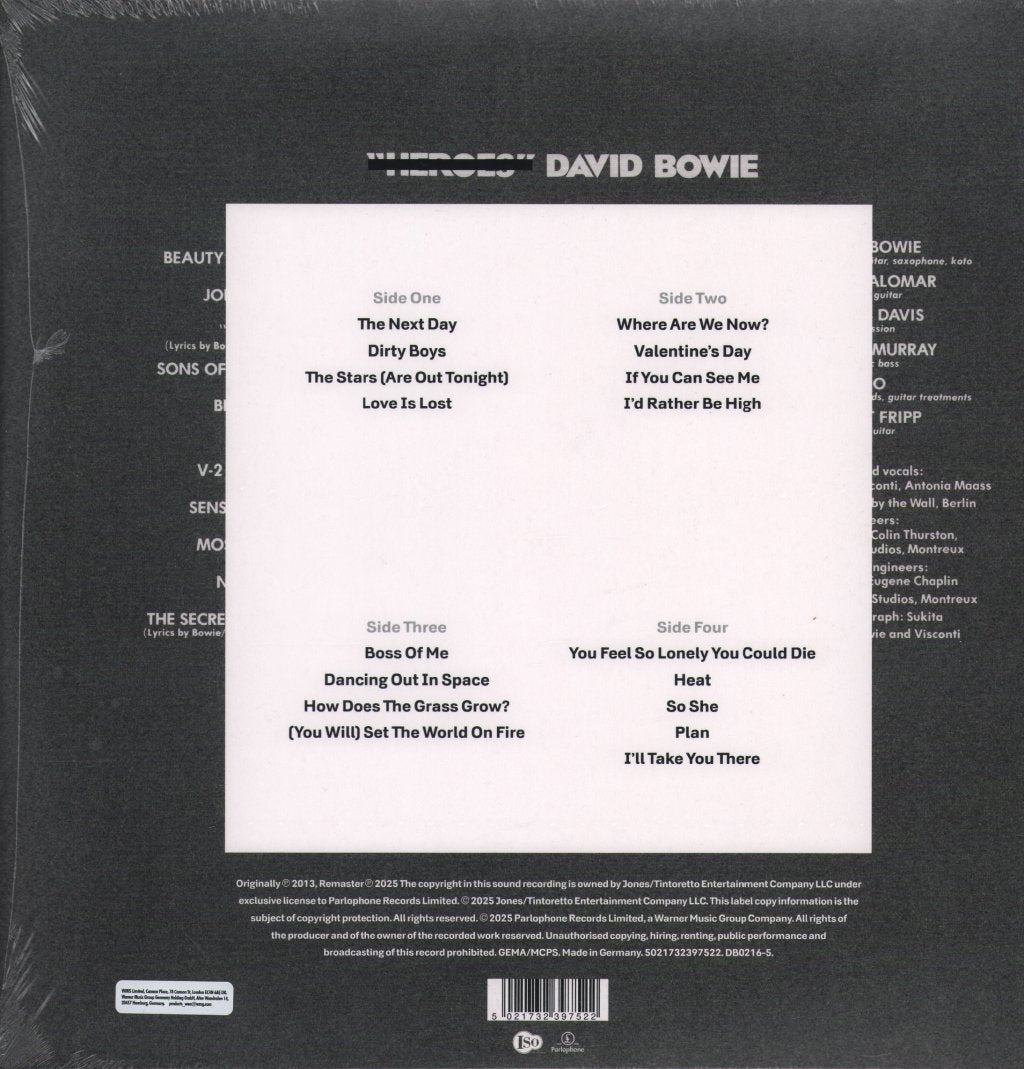 David Bowie - The Next Day - Double Lp