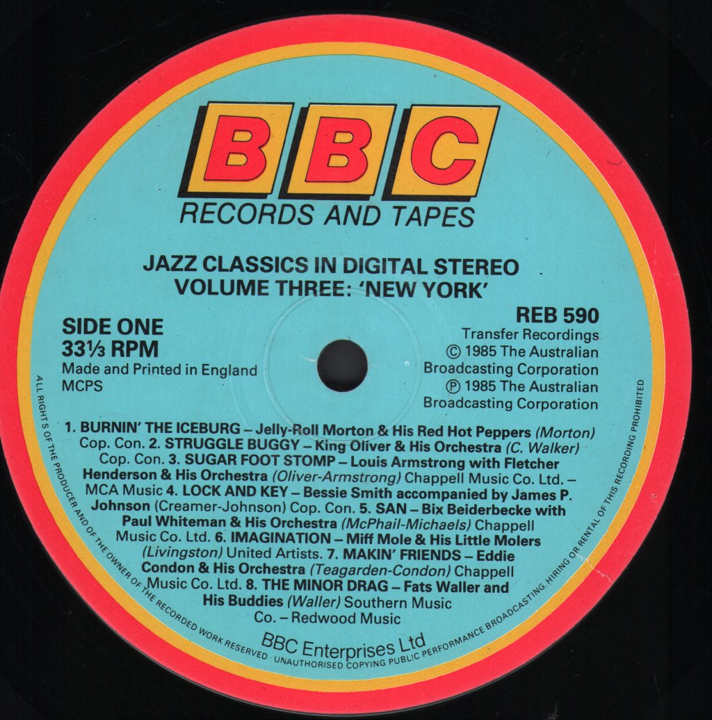 Various Artists - Jazz Classics In Digital Stereo Vol 3 New York - Lp
