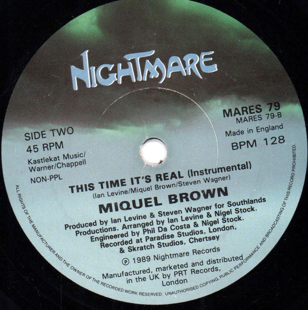 Miquel Brown - This Time It's Real - 7 Inch