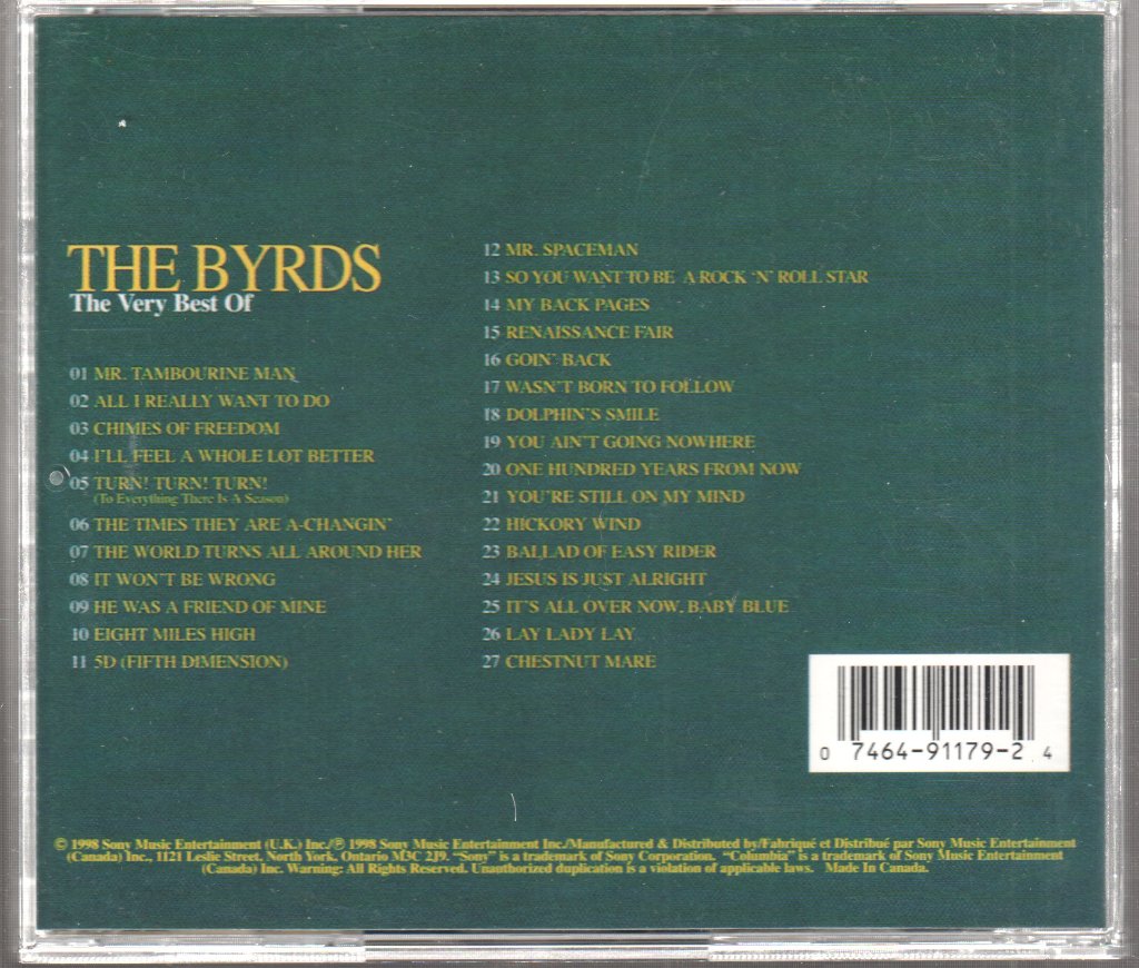 Byrds - Very Best Of - Cd