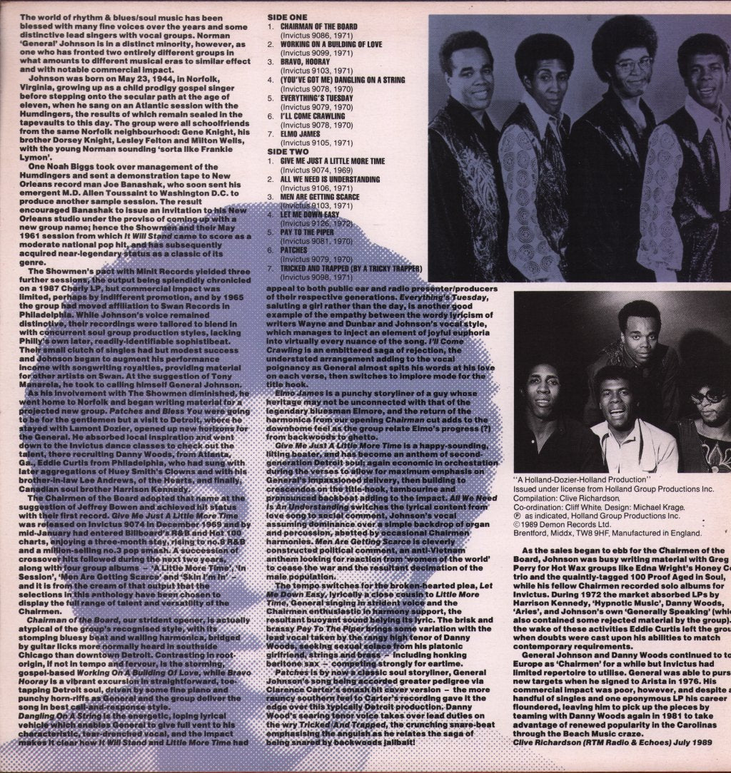 Chairmen Of The Board - Soul Agenda - Lp