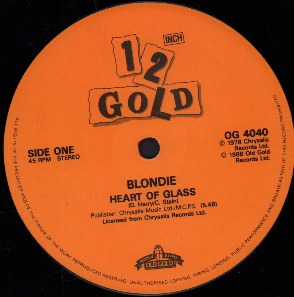 Blondie - Heart Of Glass - 12 Inch