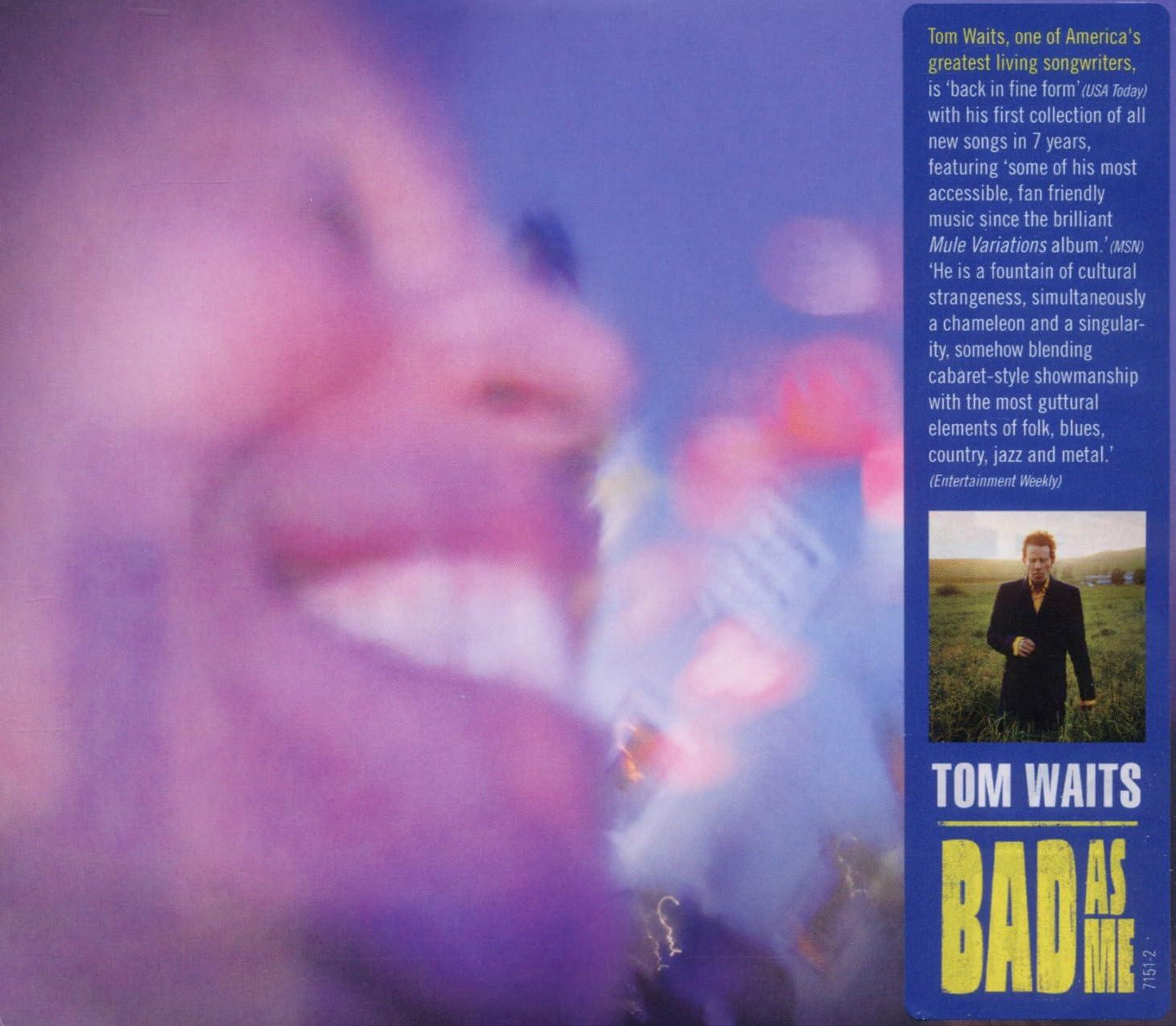 Tom Waits - Bad As Me - Cd