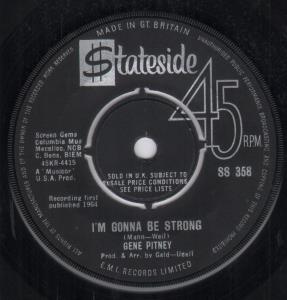 Gene Pitney - I'm Gonna Be Strong - 7 Inch