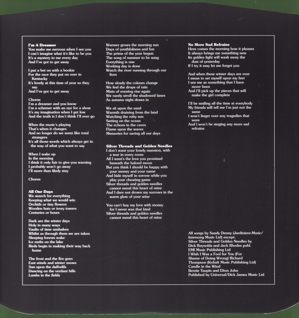 Sandy Denny - Rendezvous - Lp