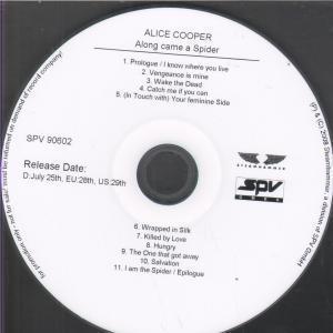 Alice Cooper - Along Came A Spider - Cdr