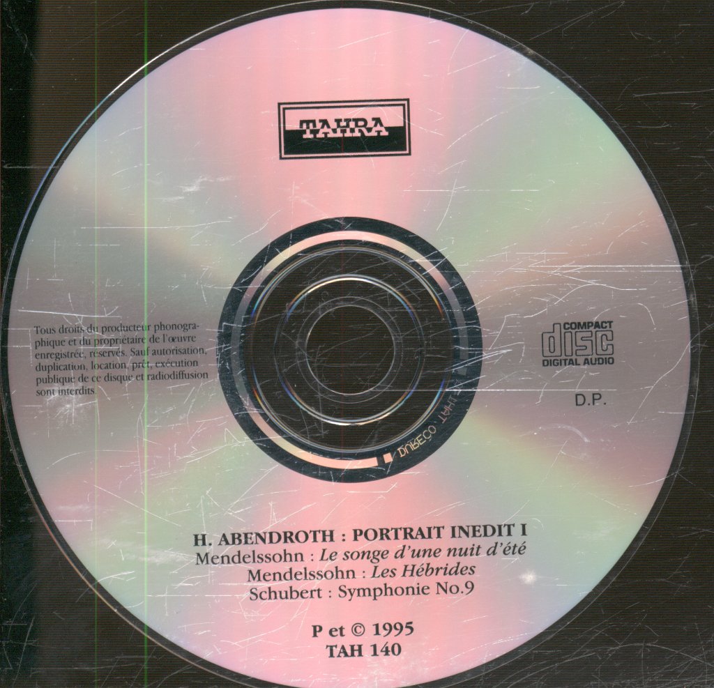 Hermann Abendroth - Portrait Inedit Volume I - Double Cd
