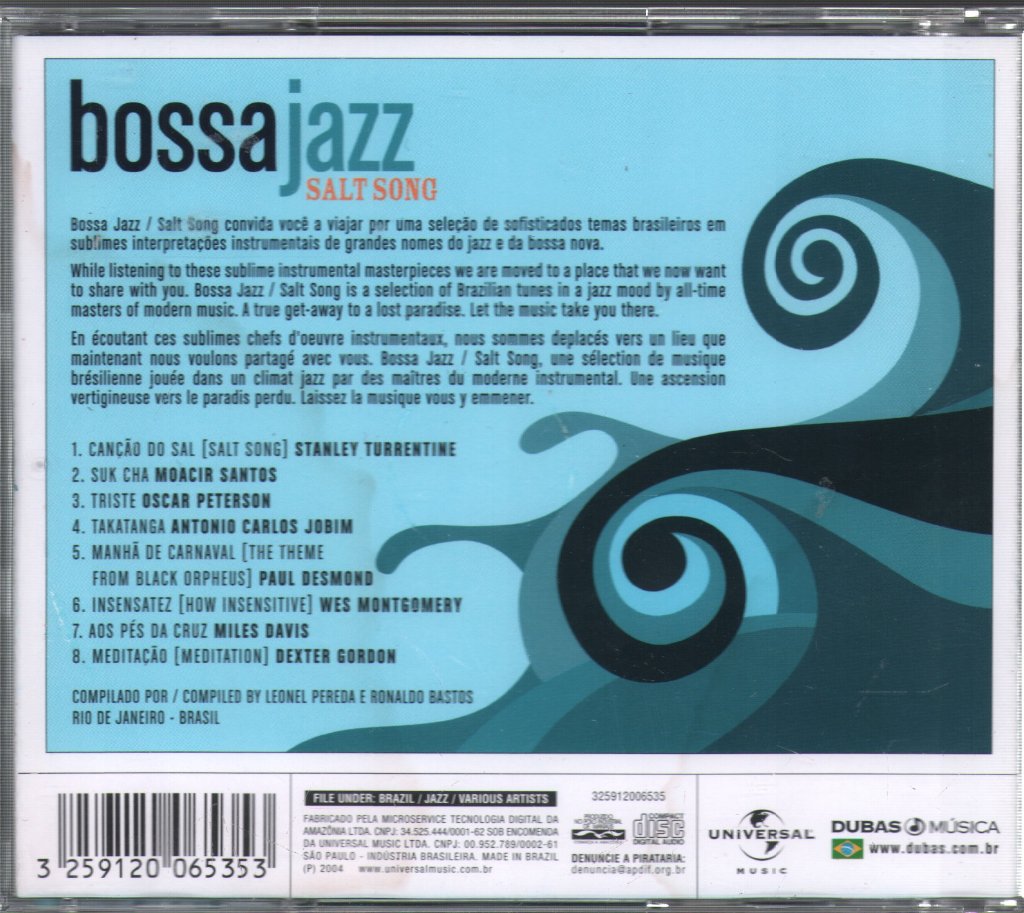 Various Artists - Bossa Jazz - Salt Song - Cd