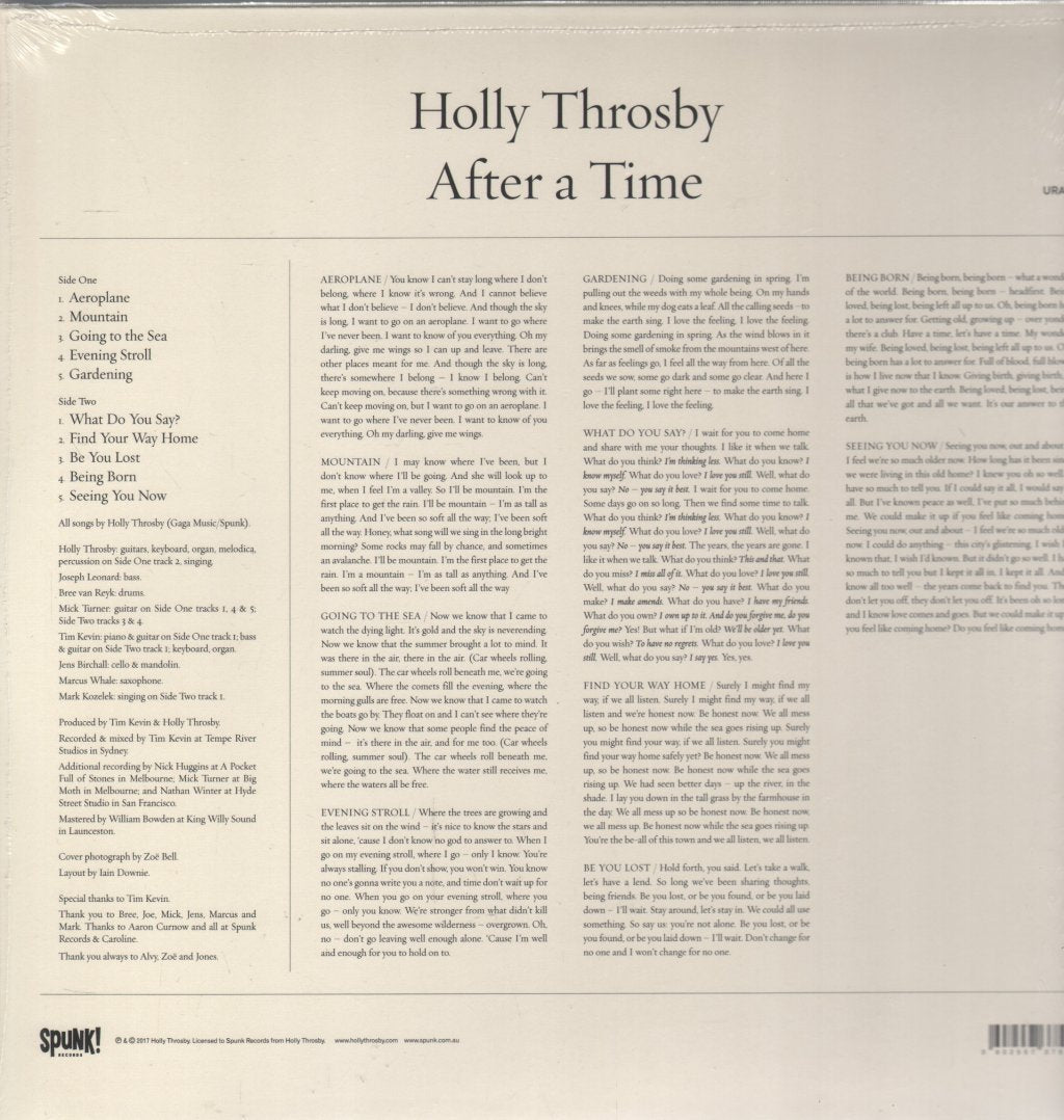 Holly Throsby - After A Time - Lp
