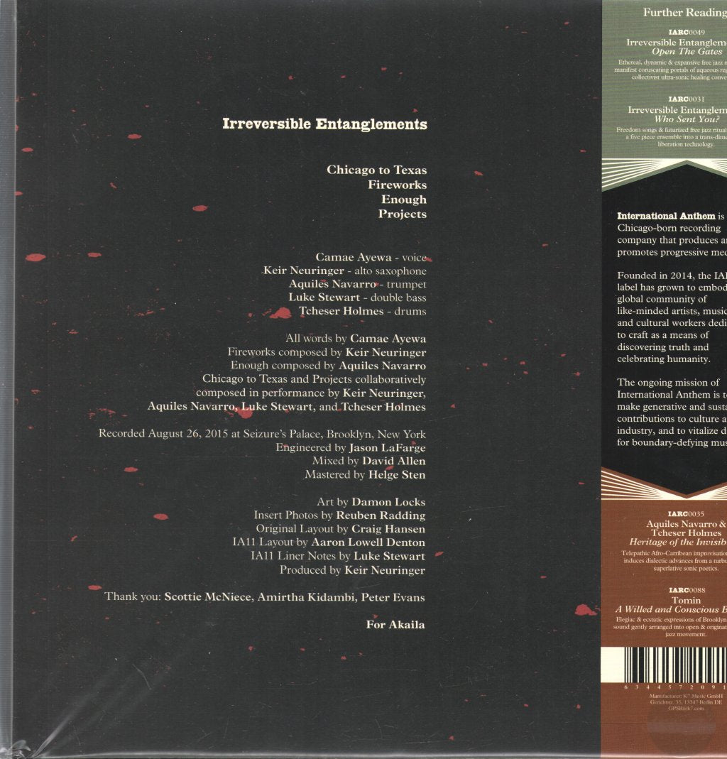 Irreversible Entanglements - Irreversible Entanglements - Lp