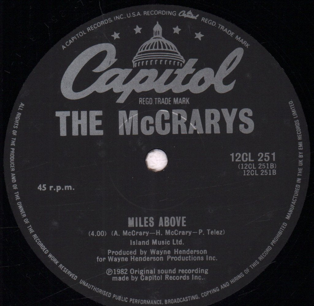 McCrarys - Love On A Summer Night - 12 Inch