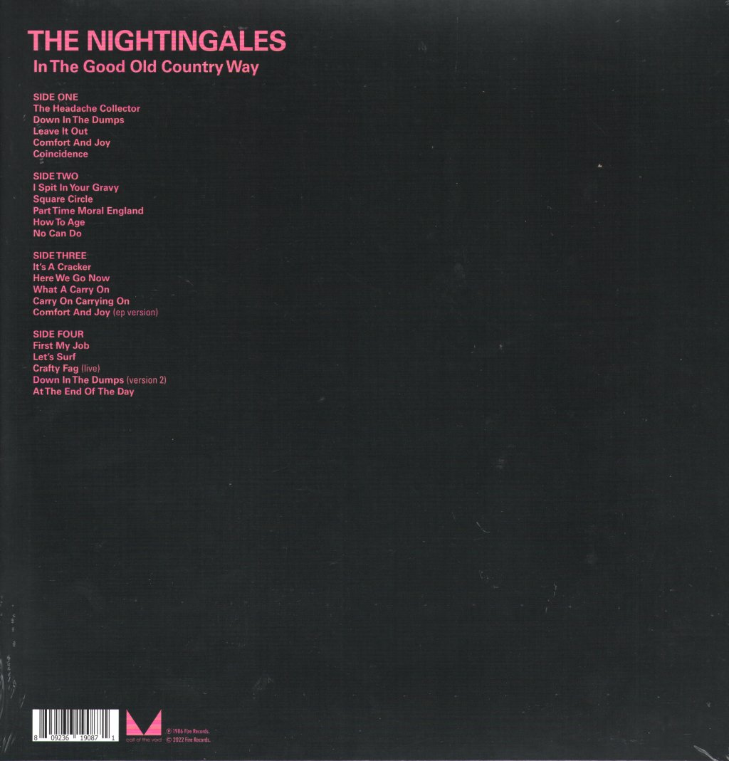 Nightingales - In The Gold Old Country Way - Double Lp
