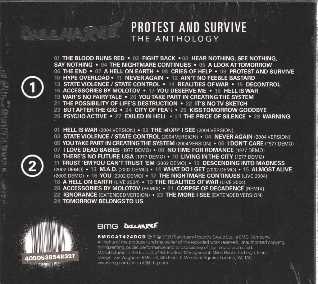Discharge - Protest And Survive: The Anthology - Double Cd