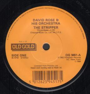 David Rose And His Orchestra/Ella Fitzgerald - Stripper / Ev'ry Time We Say Goodbye - 7 Inch