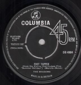 Shadows - Foot Tapper - 7 Inch