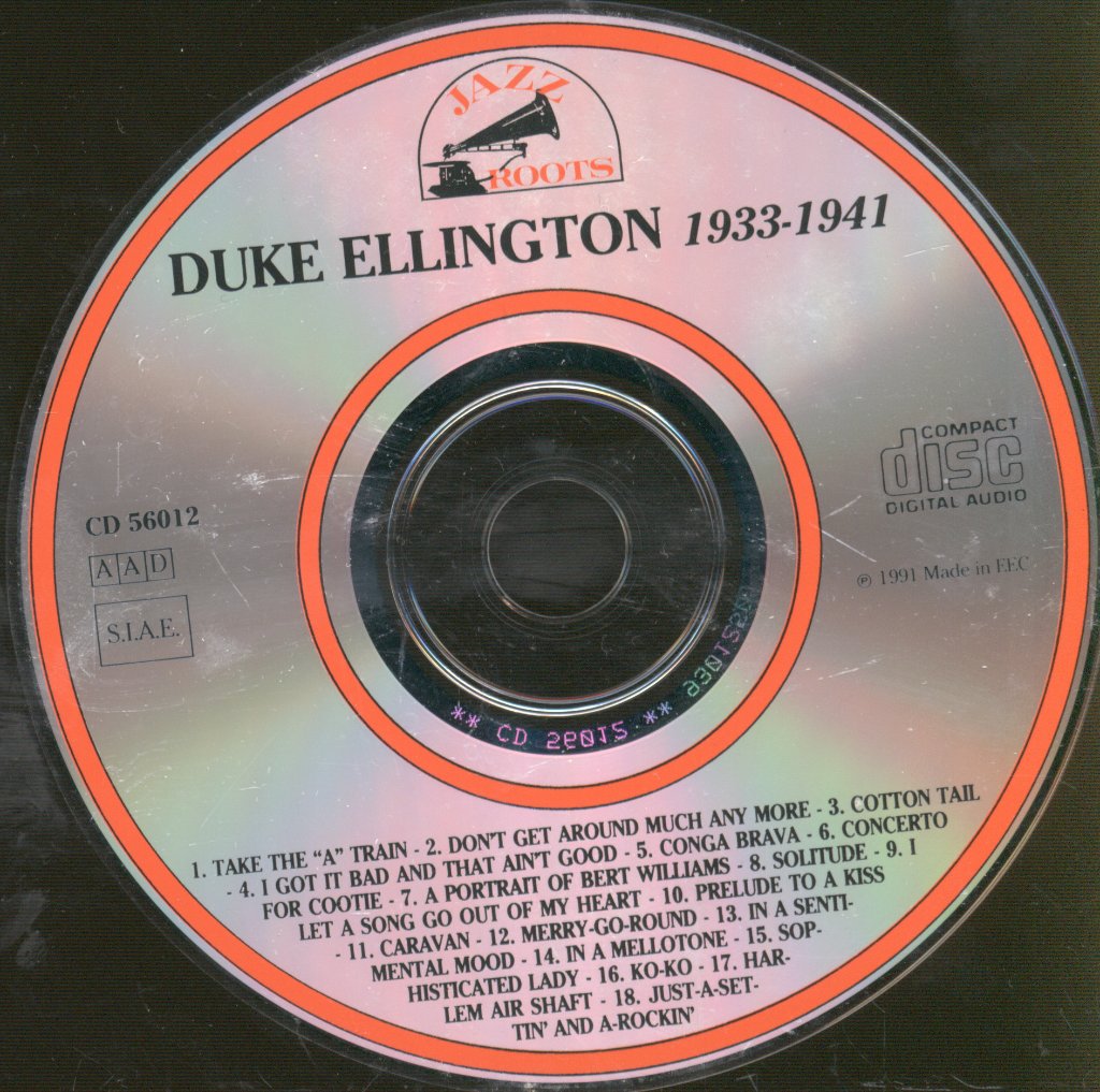 Duke Ellington And His Orchestra - 1933-1941 - Cd