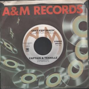 Captain And Tennille - Can't Stop Dancin' - 7 Inch