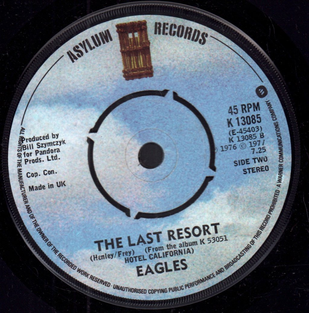Eagles (Rock Group) - Life In The Fast Lane - 7 Inch