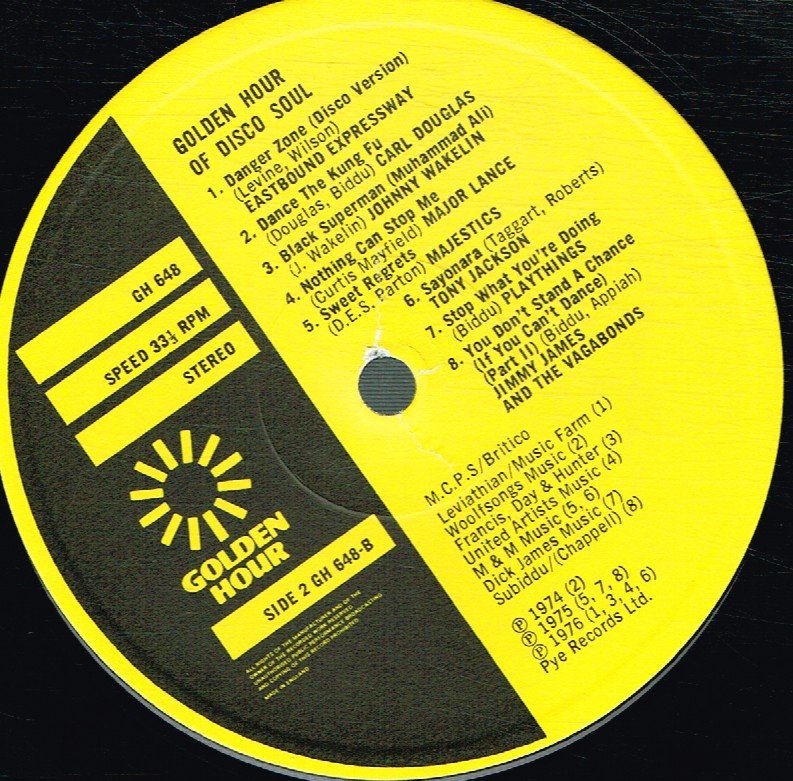 Various Artists - Golden Hour Of Disco Soul - Lp