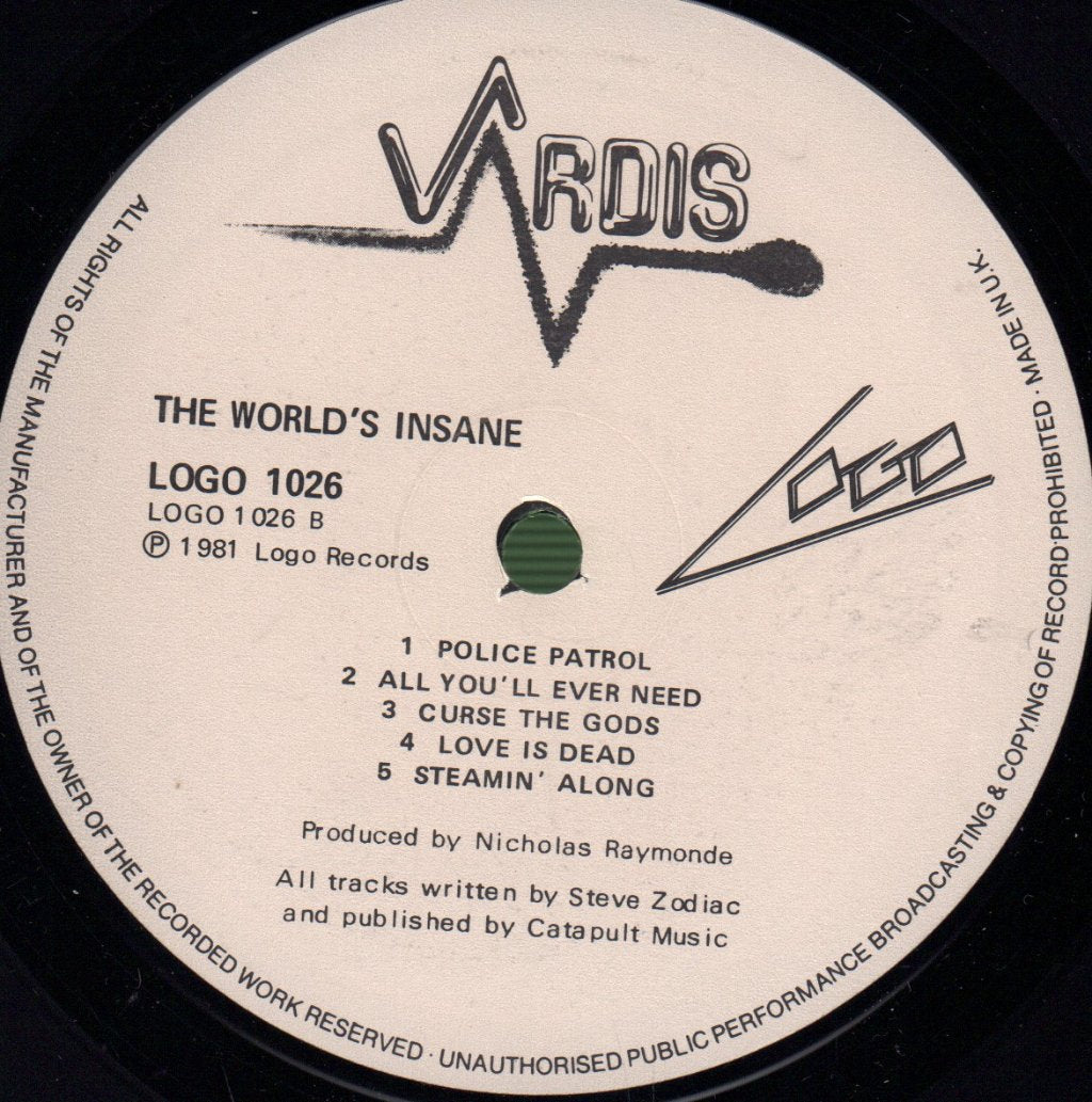 Vardis - World's Insane - Lp