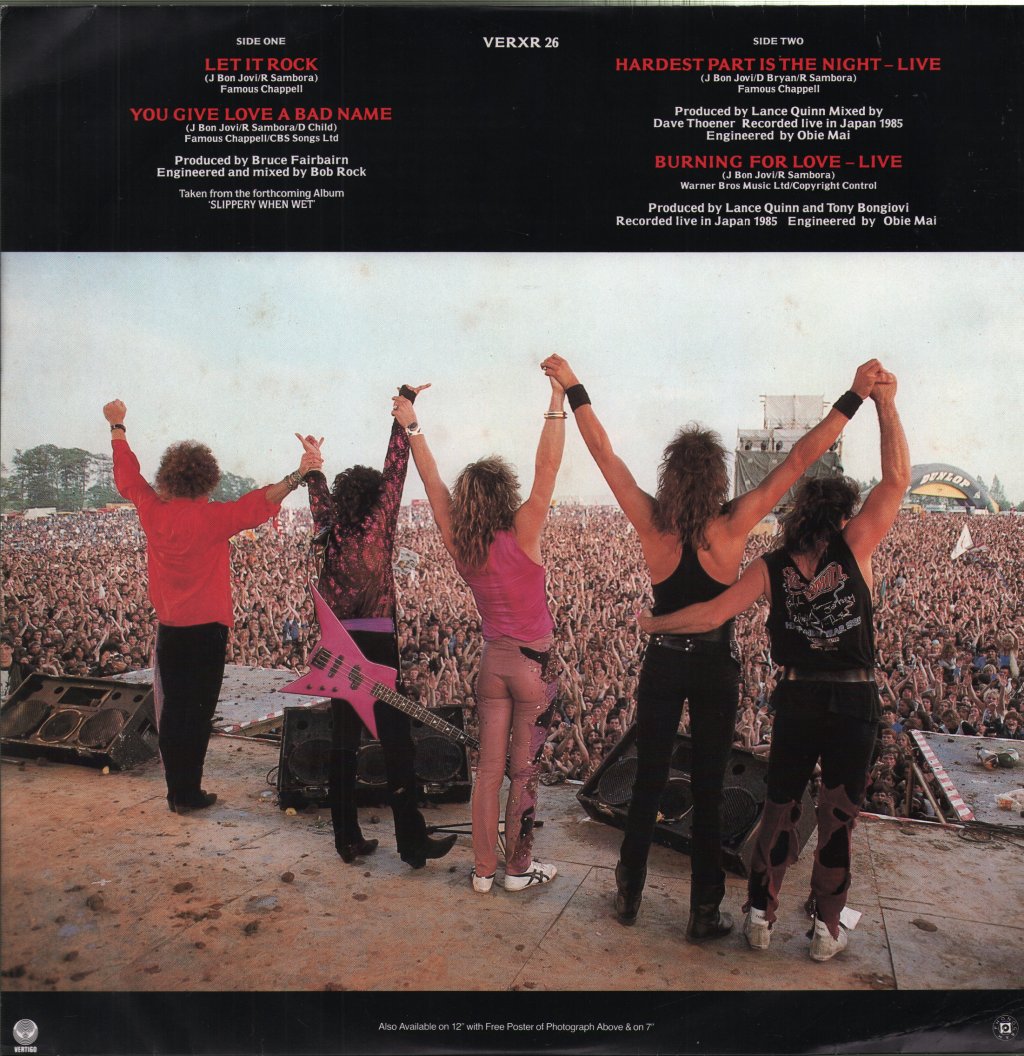 Bon Jovi - Let It Rock - 12 Inch